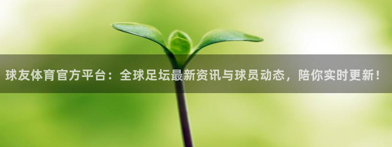 球友体育官方平台：全球足坛最新资讯与球员动态，陪你实时更新！