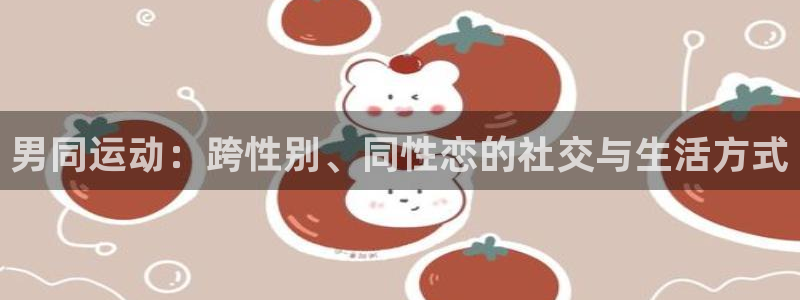 男同运动：跨性别、同性恋的社交与生活方式