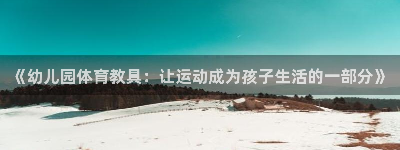 《幼儿园体育教具：让运动成为孩子生活的一部分》