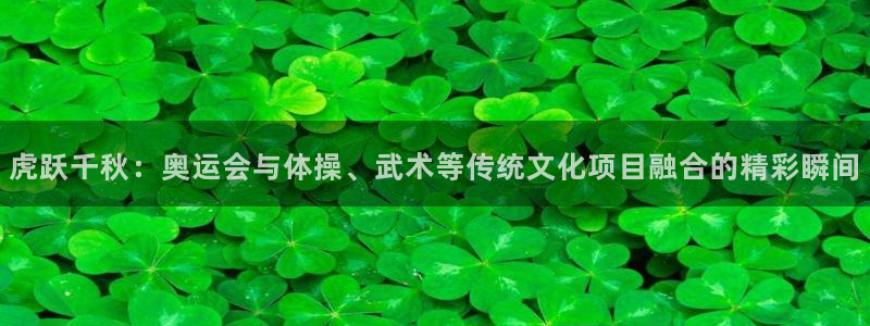 虎跃千秋：奥运会与体操、武术等传统文化项目融合的精彩瞬间