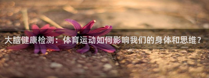 大脑健康检测：体育运动如何影响我们的身体和思维？