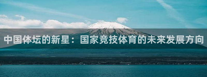 中国体坛的新星：国家竞技体育的未来发展方向